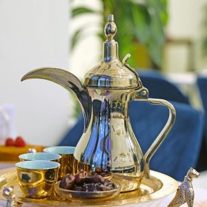 Gold Arabic Coffee Dallah